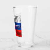 スロバキア国旗  タンブラーグラス (左)