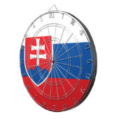 スロバキア国旗 ダーツボード (正面右)