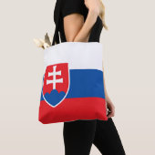 スロバキア国旗 トートバッグ (クローズアップ)