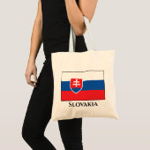 スロバキア国旗 トートバッグ (正面(商品))