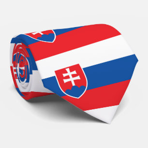 スロバキア国旗 ネクタイ