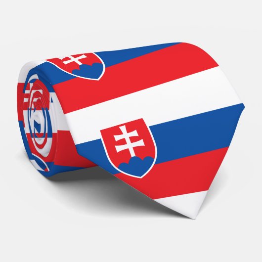 スロバキア国旗 ネクタイ (ロール)