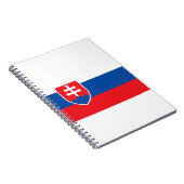 スロバキア国旗 ノートブック (右側)