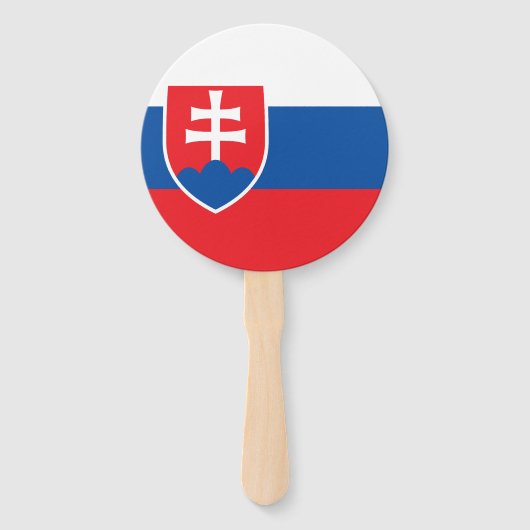 スロバキア国旗 ハンドファン (正面)