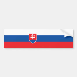 スロバキア国旗 バンパーステッカー