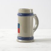 スロバキア国旗 ビールジョッキ (正面右)