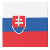 スロバキア国旗 フォトキューブ (正面)