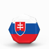 スロバキア国旗 フォトブロック (正面)