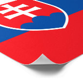 スロバキア国旗 ポスター (角)