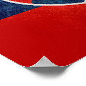 スロバキア国旗 ポスター (角)