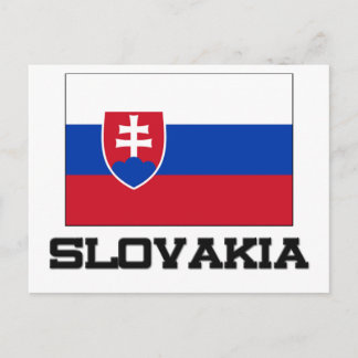 スロバキア国旗 ポストカード
