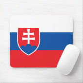 スロバキア国旗 マウスパッド (マウス)