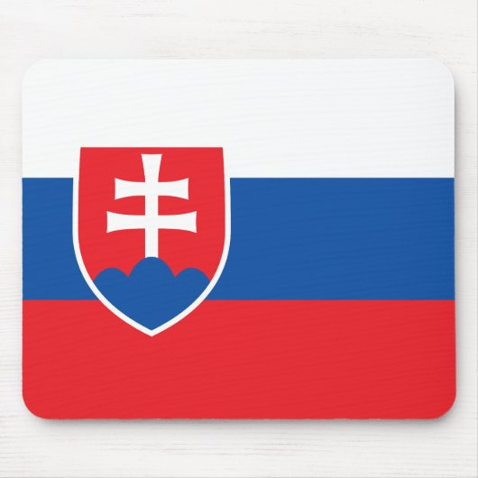 スロバキア国旗 マウスパッド (正面)