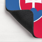 スロバキア国旗 マウスパッド (コーナー)