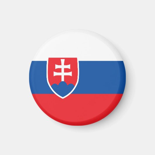 スロバキア国旗 マグネット (正面)