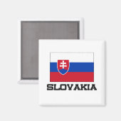 スロバキア国旗 マグネット (正面/裏面)