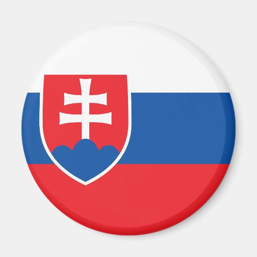 スロバキア国旗 マグネット (正面)
