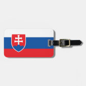 スロバキア国旗 ラゲッジタグ (正面横)