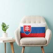 スロバキア国旗 ランバークッション (椅子)