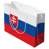 スロバキア国旗 ラージペーパーバッグ (裏面アングル)