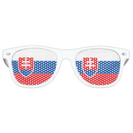 スロバキア国旗 レトロサングラス
