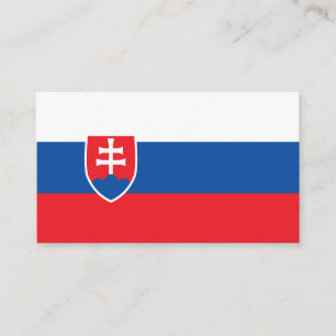 スロバキア国旗 名刺