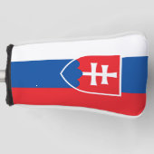 スロバキア国旗(垂直変種) ゴルフヘッドカバー (正面)