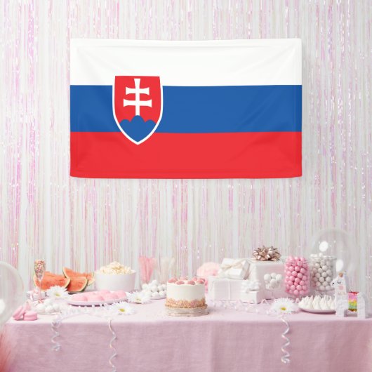 スロバキア国旗 横断幕 (パーティー)
