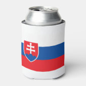 スロバキア国旗 缶クーラー (缶正面)