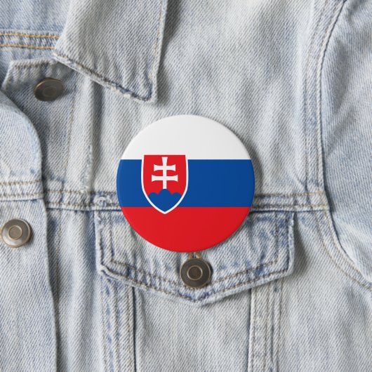 スロバキア国旗 缶バッジ (インサイチュ)