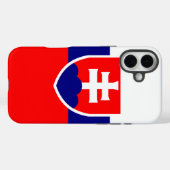 スロバキア国旗 Case-Mate iPhoneケース (裏面 (横))