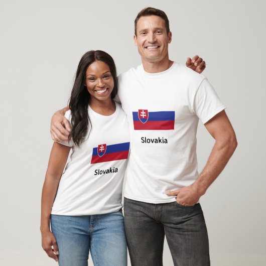 スロバキア国旗 Tシャツ (ユニセックス)
