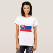 スロバキア国旗 Tシャツ (正面フル)