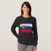 スロバキア国旗 Tシャツ (正面フル)