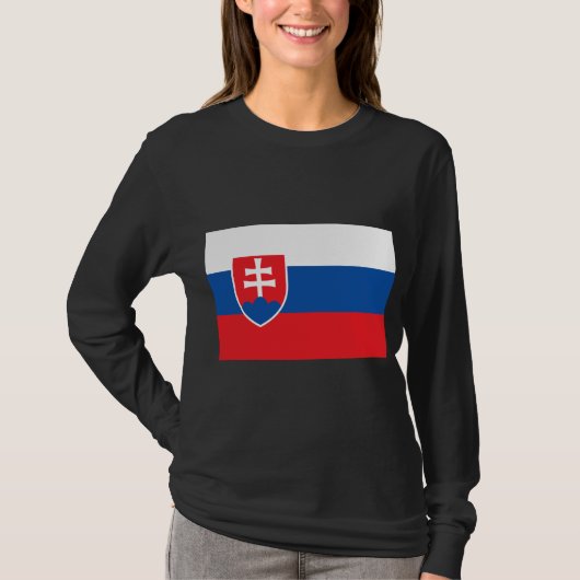 スロバキア国旗 Tシャツ (正面)