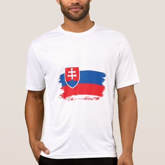 スロバキア国旗 Tシャツ (正面)