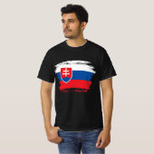スロバキア国旗 Tシャツ (正面フル)