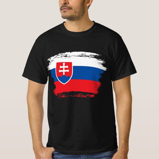 スロバキア国旗 Tシャツ (正面)