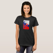スロバキア国旗Slovesco Bratilava Premium Tシャツ (正面フル)