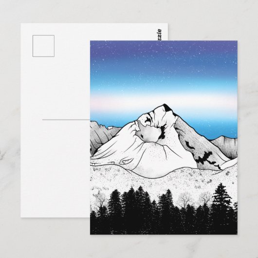 スロバキア山 ポストカード (正面/裏面)