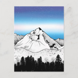 スロバキア山 ポストカード