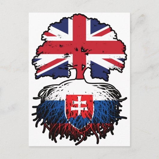 スロバキア英国統一された王国 ポストカード (正面)