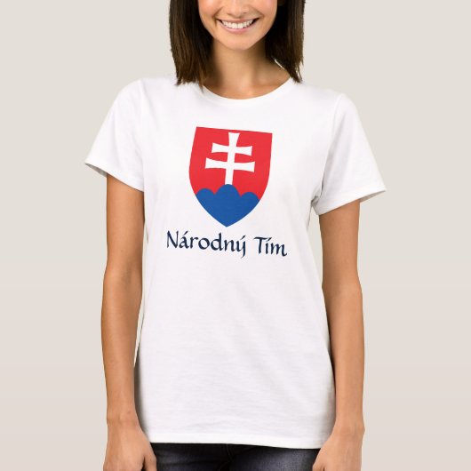 スロバキア軍服ナロドニーTシャツ Tシャツ (正面)