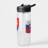 スロバキア軍用コート、国旗、スロバキア ウォーターボトル (左面)