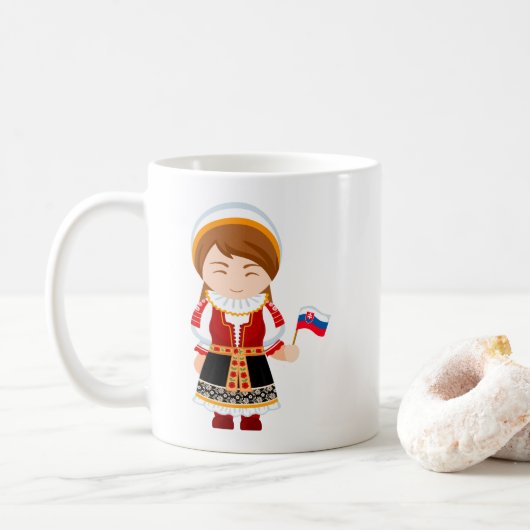 スロバキア コーヒーマグカップ (ドーナツ)