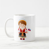 スロバキア コーヒーマグカップ (左)