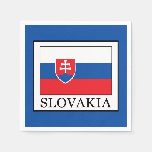 スロバキア スタンダードカクテルナプキン (正面)
