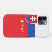 スロバキア スロバキア国旗 ヨーロッパ Case-Mate iPhoneケース (裏面(横))