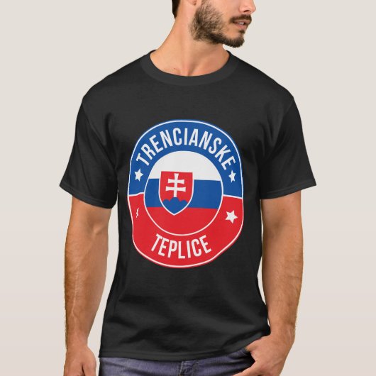 スロバキア トレンチャンスケ・テプリツェ市 Tシャツ (正面)