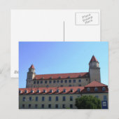 スロバキア – ブラチスラバ – 下から城 ポストカード (正面/裏面)